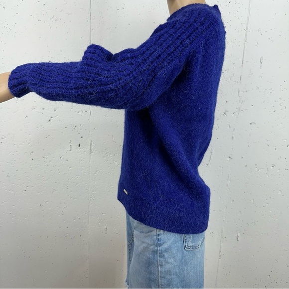 Ted Baker London size 1 XS Cobalt Blue Wool Alpaca Blend Sweater - Picture 4 of 16